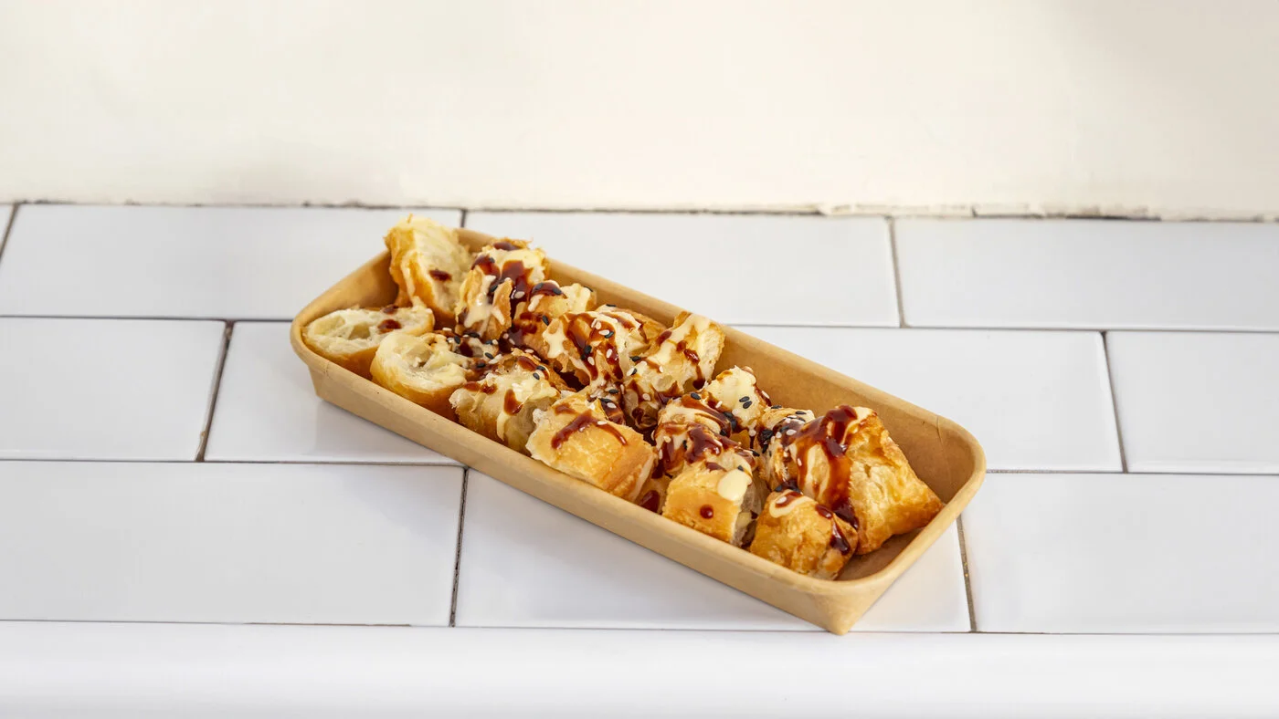 You tiao nappé de sauce sucrée-salée, beignet chinois végétarien